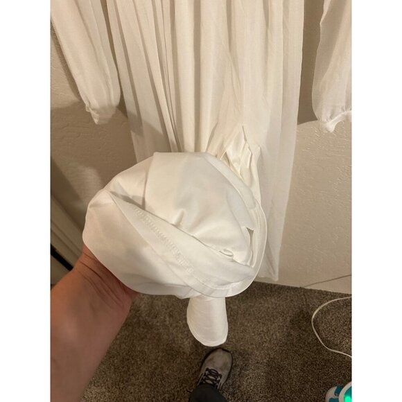 Lulus Wondrous Water Lilies White Ethereal Maxi Dress - Picture 10 of 13